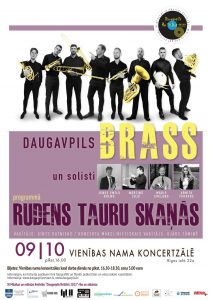 Festivāls “Daugavpils ReStArt”: “Daugavpils BRASS” un solisti programmā “Rudens tauru skaņās”