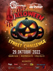 “STREET CHALLENGE HALLOWEEN” AUTOORIENTĒŠANĀ