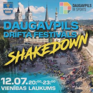 Drifta Festivāls Daugavpilī 2024: Auto parāde un auto izstāde Vienības laukumā