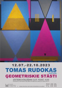 Tomasa Rudoka personālizstāde “Ģeometriskie stāsti” Daugavpils Novadpētniecības un mākslas muzejā