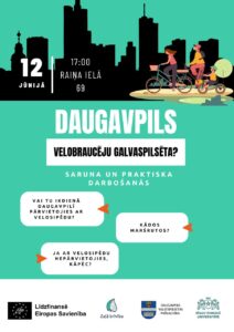 Diskusija par velo paradumiem Daugavpils pilsētā