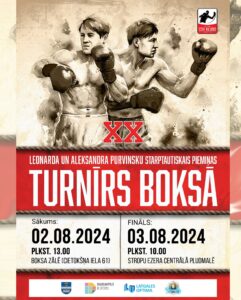 XX starptautiskais Leonarda un Aleksandra Purvinsku piemiņas turnīrs boksā