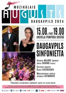 “Muzikālais augusts 2024” Daugavpilī: orķestra „Daugavpils Sinfonietta” koncerts