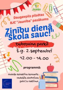 Pasākums “Skola sauc!” Dubrovina parkā