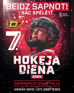 Hokeja diena bērniem Daugavpils Ledus hallē