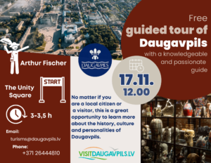 Free guided walking tour of Daugavpils