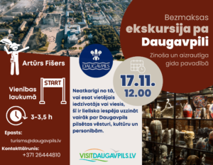 Bezmaksas ekskursija pa Daugavpili gida pavadībā