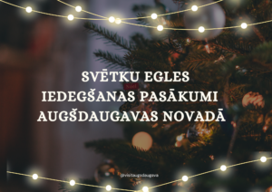 Augšdaugavas novadā iemirdzēsies vairākas svētku egles!