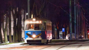 Daugavpilī kursē retro tramvajs “Šis skaistais brīnumu laiks!”