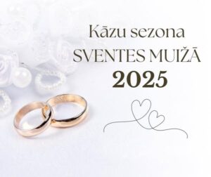 Kāzu kalendārs 2025. gadam Sventes muižā